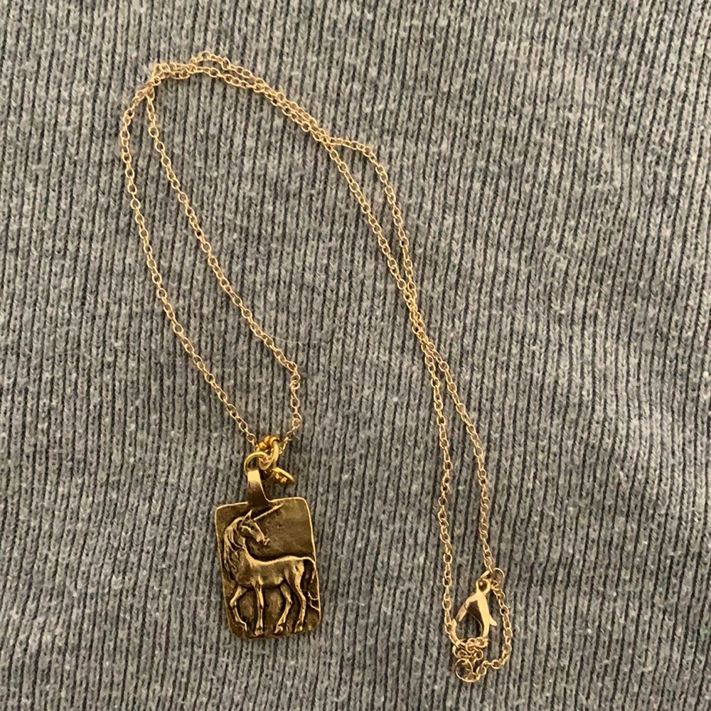 Gypsy Renaissance Unicorn Pendant Necklace